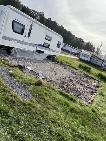 Plassen etter riving av terrasse
